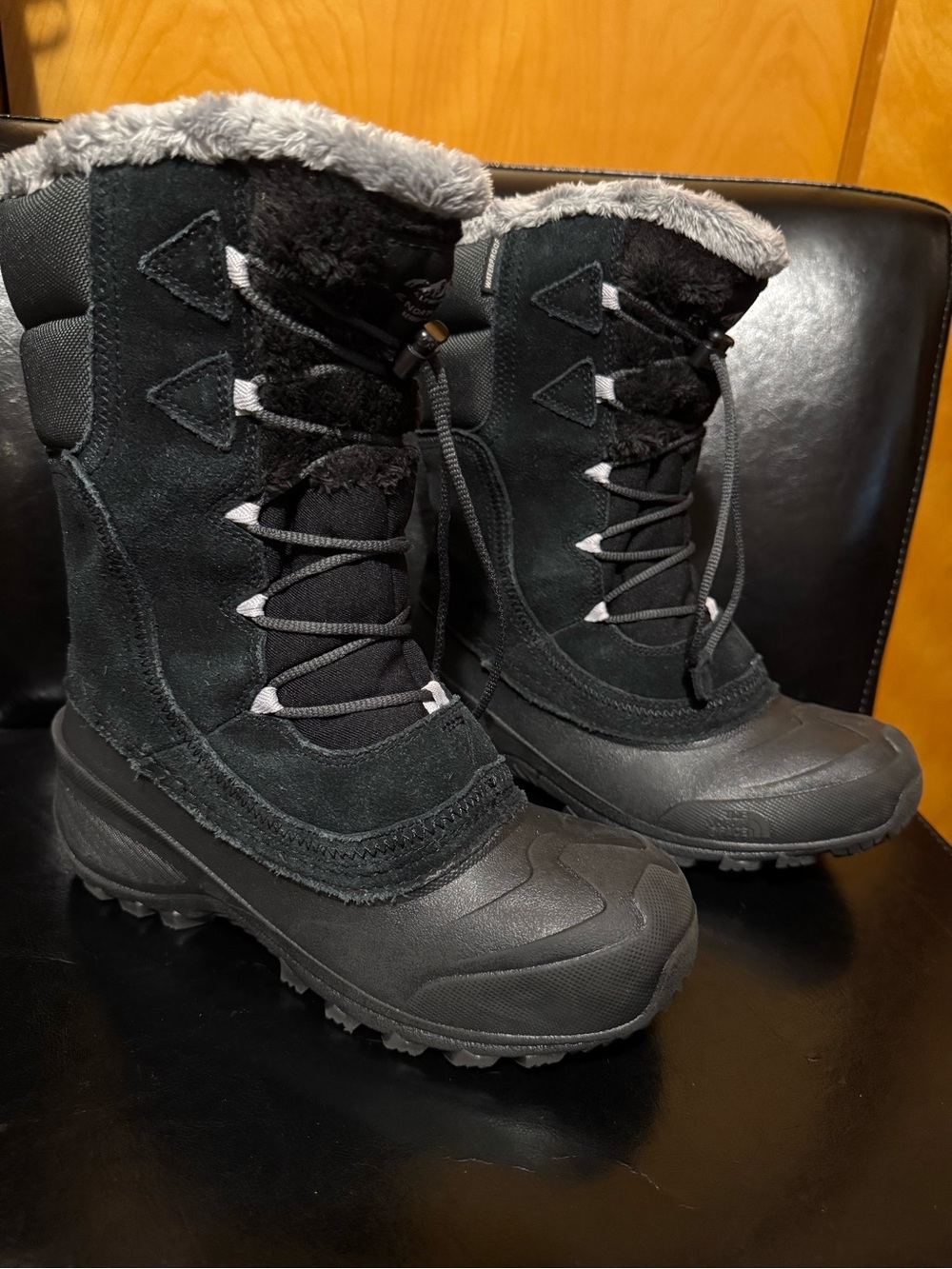 The North Face Youth Shellista Lace IV insulated snow boots Sz 5